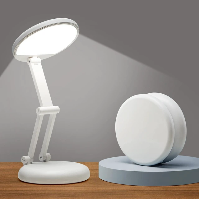 Main image of Battery Battery Operated Cordless Rechargeable Lamp - 3600mAh 10 Brightness Wireless LED Desk Table Lamp, Small Mini Portable Battery Powered Light for Home Office, Reading, Nail Light