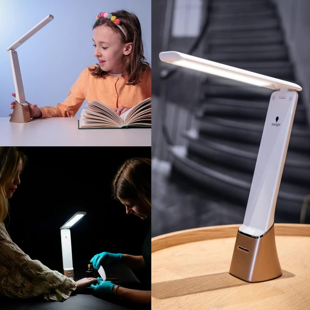 Alt view image 7 of 7 - Company Smart Go Portable Lamp, Ideal for Reading, Light Therapy, Everyday Tasks, Crafts, Desk Work, DIY, Led, Chargeable lamp, 95+ CRI, 1 Count (Pack of 1), White