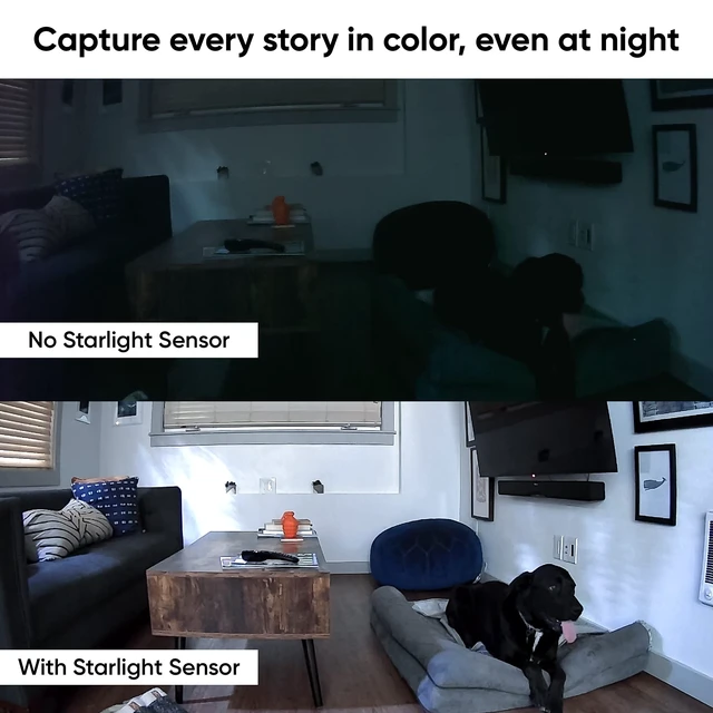 Alt view image 3 of 6 - Cam Pan v2 1080p WiFi Pan/Tilt/Zoom Indoor Security Camera | Color Night Vision, Motion and Sound Detection, 2-Way Audio, Pet/Baby Monitor, Works with Alexa & Google Assistant