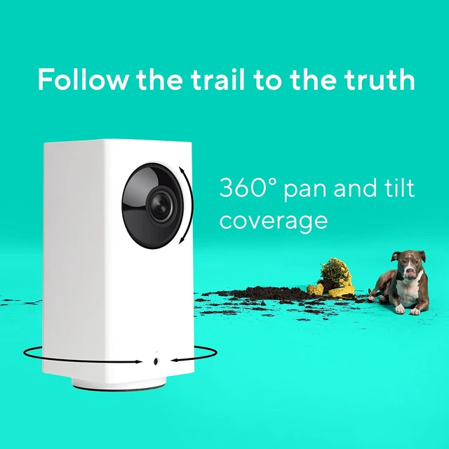 Alt view image 4 of 6 - Cam Pan v2 1080p WiFi Pan/Tilt/Zoom Indoor Security Camera | Color Night Vision, Motion and Sound Detection, 2-Way Audio, Pet/Baby Monitor, Works with Alexa & Google Assistant