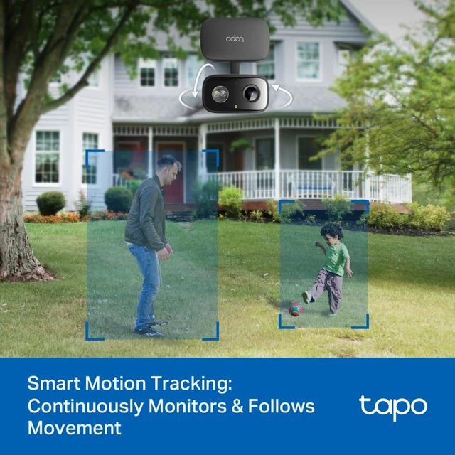 Alt view image 7 of 7 - 1080p Pan/Tilt Indoor/Outdoor Security Camera, C207 HybridCam 360 | Free Person/Baby Cry Detect & Motion Track, 360° View, Color Night Vision, SD/Cloud Storage, Works w/Alexa & Google Home