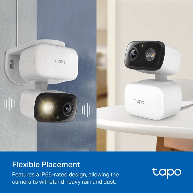 Alt view image 2 of 7 - 1080p Pan/Tilt Wired Indoor/Outdoor Security Camera, C206 HybridCam | Free Person/Baby Cry Detect & Motion Track, 360° View, Color Night Vision, SD/Cloud Storage, Works w/Alexa & Google Home