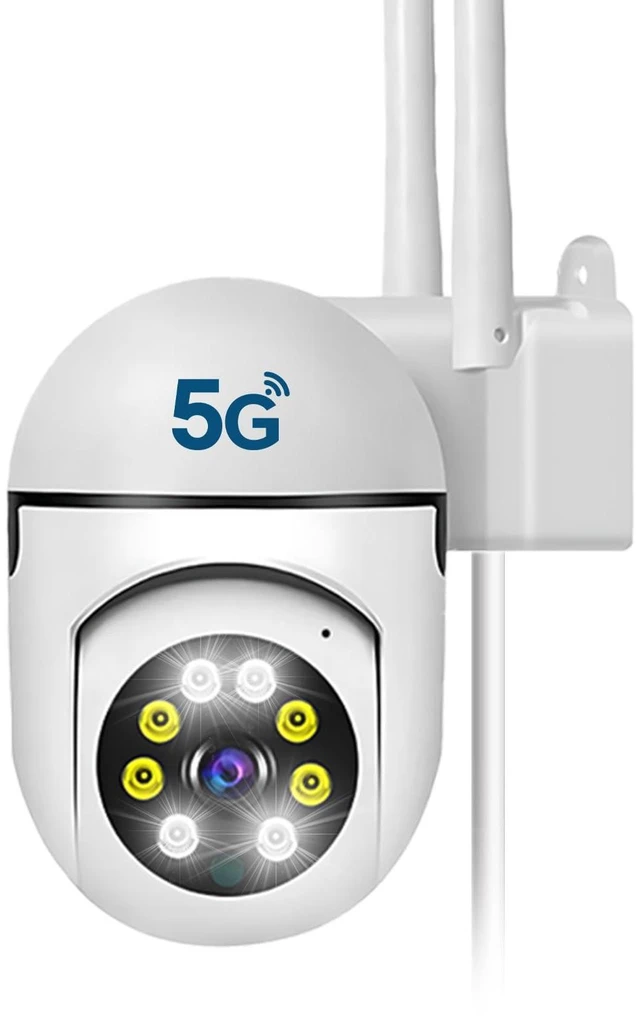 Main image of Wired Security Camera Outdoor 1080P,2.4/5GHz Dual-Band | WiFi Home Security Camera with 360°Pan/Tilt, Color Night Vision,2-Way Audio,Motion Detection,PC&Mobile Remote View