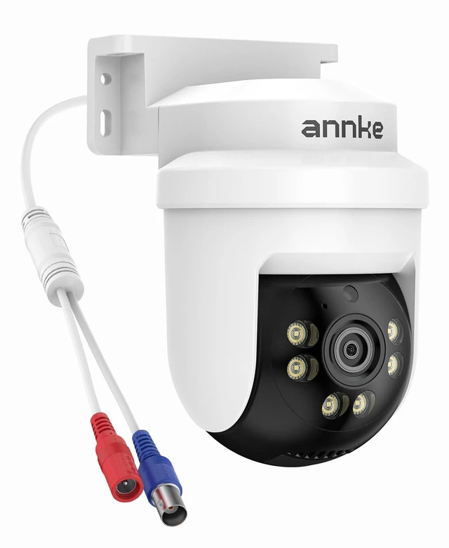 Main image of 5MP TVI CCTV Security Dome PT Wired Camera with 350°pan and 90°tilt | Security Add-On Cam for Home Surveillance System, 100ft IR Night Vision, IP65 Weatherproof (DVR Required, Not Included)