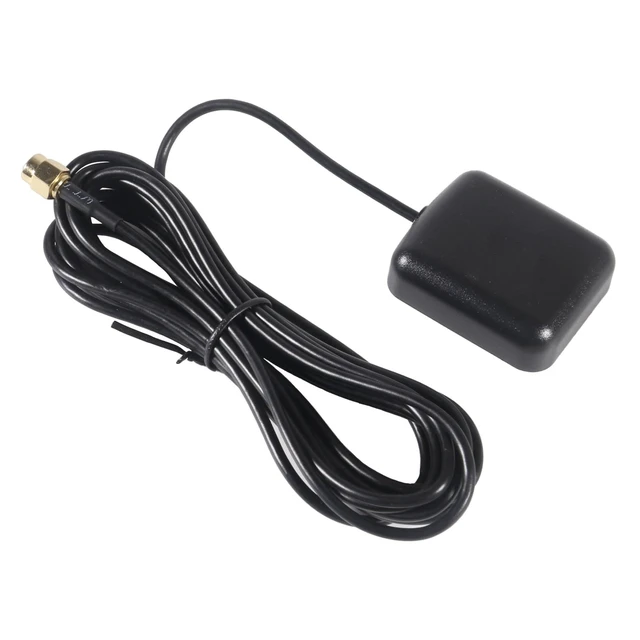 Alt view image 2 of 6 - GPS Navigation Antenna with SMA Male Connector Vehicle Waterproof Active GPS Antenna for Car Stereo Head Unit GPS Navigation System Module Truck Marine Boat GPS Tracker