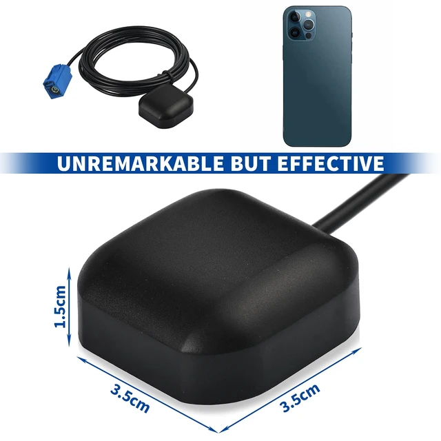 Alt view image 2 of 7 - Vehicle Active GPS Navigation Antenna Fakra C Blue | Waterproof GPS Antenna Compatible with Car Truck SUV Head Unit