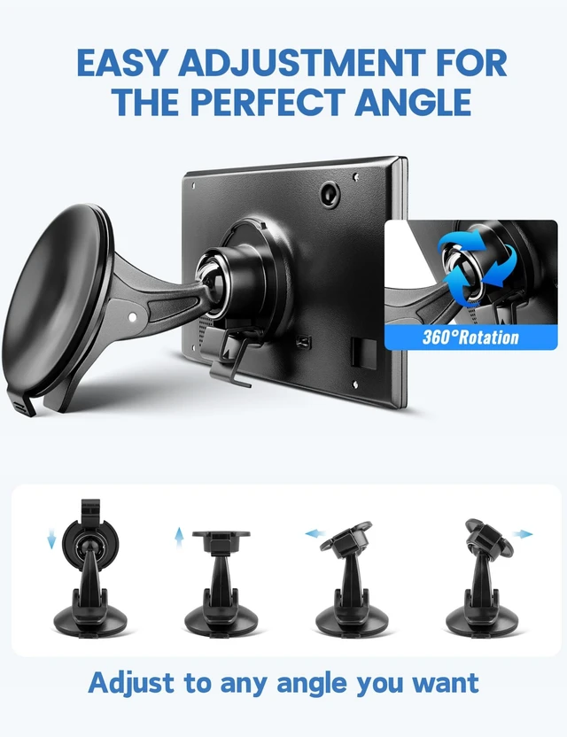 Alt view image 5 of 5 - 2-Pack GPS Bracket Cradle Mount for Garmin Nuvi 42LM 44 52LM 54 55LMT 56 58 2407 2408 2447 2448 2467 2497 2507 2508 2547 2548 2557 2567 2577, Replacement Accessories for Garmin Navigator