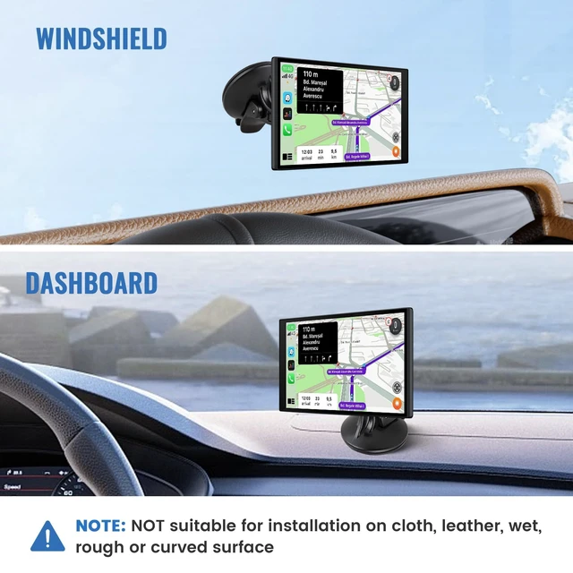Alt view image 5 of 7 - 2PCS GPS Car Holder Mount for Garmin Nuvi Windshield Dashboard with Strong Suction Cup, 17mm Swivel Ball Mounting Pattern Replacement for Garmin GPS Navigator Navigation Car Dash Mount Cup Holder