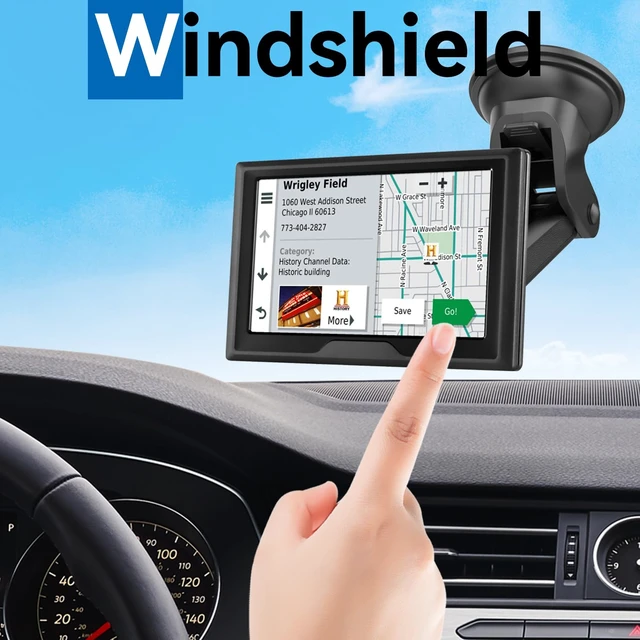 Alt view image 2 of 7 - for Garmin GPS Car Mount Replacement Sticky Suction Cup 17mm Ball Mount Long Arm Windshield Holder fit Garmin Nuvi Drive Dezl RV GPS, Black