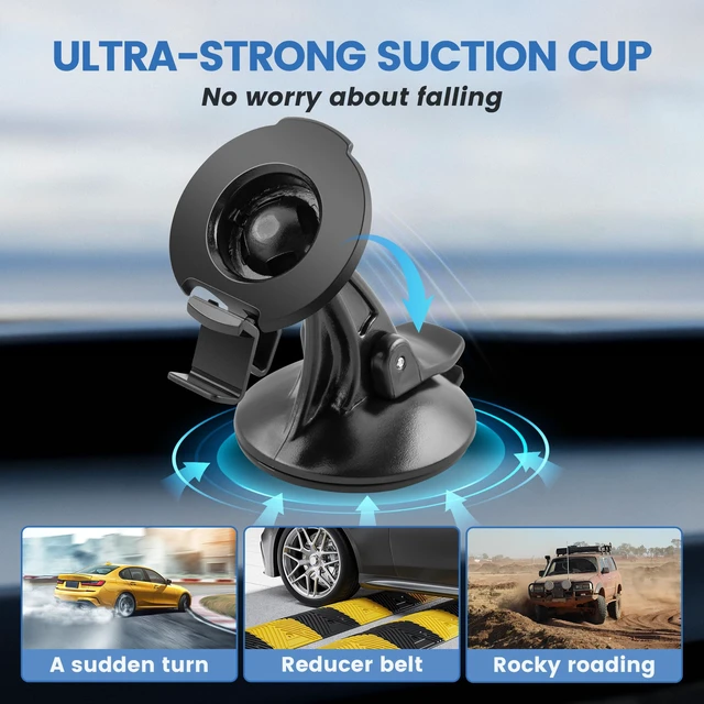 Alt view image 3 of 7 - for Garmin Nuvi Drive Drivesmart Windscreen Windshield Suction Cup Mount Holder Bracket Cradle Mount or Garmin GPS 40 42 52 55 60 61 67 68 2457 2497 2539 2557 2558 2577 2597 LT LMT