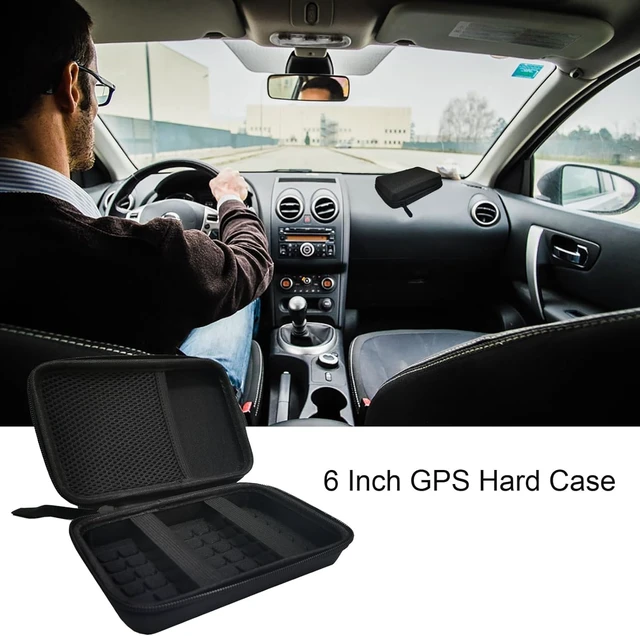 Alt view image 2 of 7 - GPS Case Hard Shell Carrying Case Shockproof Storage Pouch Organizer Bag Compatible with 5-6 Inch GPS Navigator Garmin Nuvi 66LM 65 64 Garmin Zumo XT2 Tomtom 620 610 Cables Accessories 6 Inch (Black)