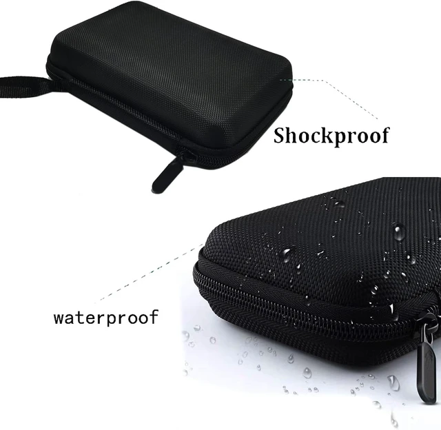 Alt view image 3 of 7 - GPS Case Hard Shell Carrying Case Shockproof Storage Pouch Organizer Bag Compatible with 5-6 Inch GPS Navigator Garmin Nuvi 66LM 65 64 Garmin Zumo XT2 Tomtom 620 610 Cables Accessories 6 Inch (Black)