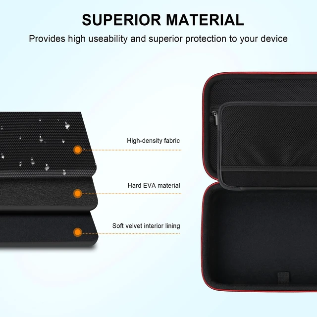 Alt view image 5 of 7 - GPS Carrying Case for 5-5.5 Inch Garmin GPS Navigator, Black-5 Inch | Hard Case for 5-5.5 inch Garmin Drive 51 52 53, DriveSmart 55, Garmin zmo XT, dezl OTR500, zumo 396 LMT-S GPS Navigation