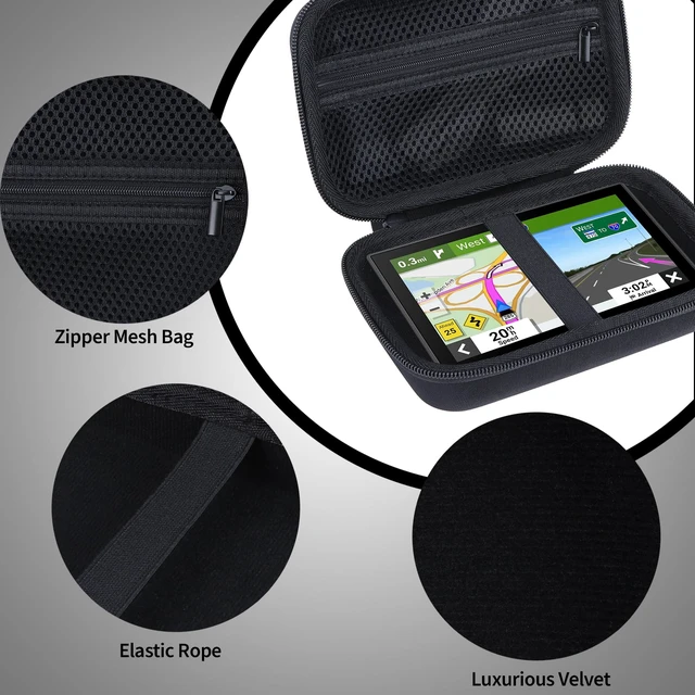 Alt view image 4 of 7 - GPS Case for 5-6inch Car GPS Navigator, Compatible with Garmin Drive 53/52/51 DriveSmart 55/66 dezl 580 dezl OTR500/OTR610/OTR620