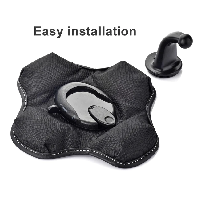 Alt view image 2 of 7 - Portable NonSkid Beanbag Friction Mount Holder for Garmin GPS - Ultimate Dashboard Mount for Garmin Nuvi, Drivesmart, Dezl, Zumo, Driveassist, DriveLuxe, StreetPilot & RV Navigator