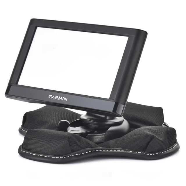 Alt view image 3 of 7 - Portable NonSkid Beanbag Friction Mount Holder for Garmin GPS - Ultimate Dashboard Mount for Garmin Nuvi, Drivesmart, Dezl, Zumo, Driveassist, DriveLuxe, StreetPilot & RV Navigator