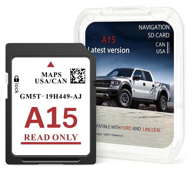 Main image of 2026 Latest Navigation SD Card for Ford A15GPS Map Update for Lincoln & Ford, Compatible with F-150, Explorer, Escape, Fusion, Edge, Expedition,Navigator, MKC, MKZ, MKX, Sync, USA & Canada