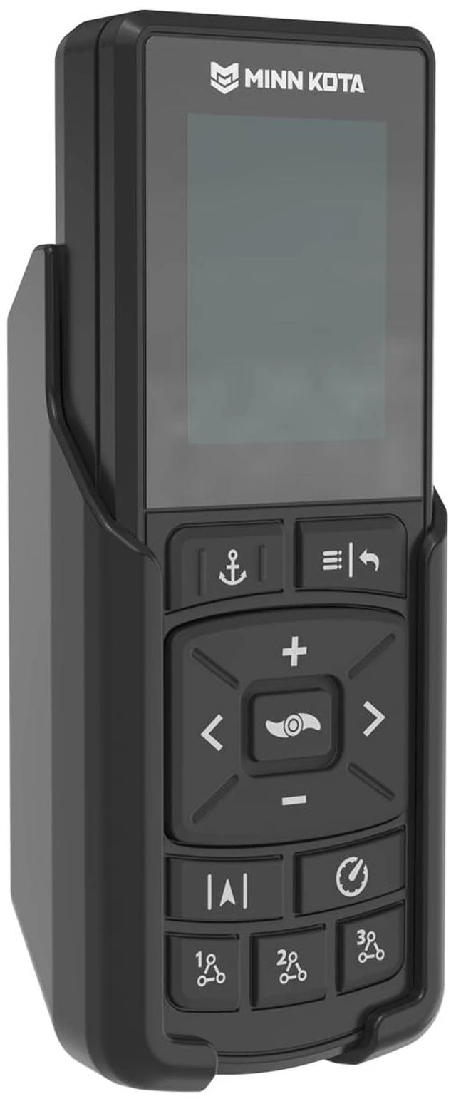 Main image of Remote Holder Compatible with Minn Kota Advanced GPS Navigation,ABS Bracket with VHB 3M Adhesive, 1/4 Inch Screw Thread for Minn Kota 3-in-1 Mounting (Black)
