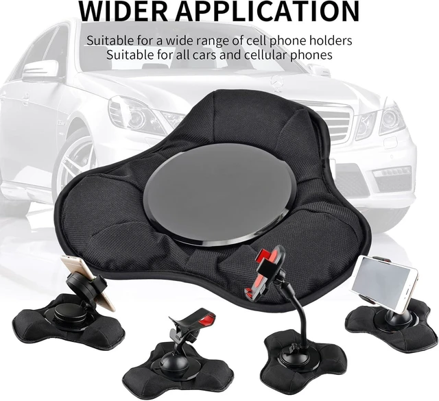Alt view image 2 of 7 - Universal Nonslip Beanbag Dashboard Friction Mount,GPS Dash Mount,Car Mobile Phone Holder Cradles, Compatible with Garmin GPS and Other Portable GPS Navigators All Smartphones