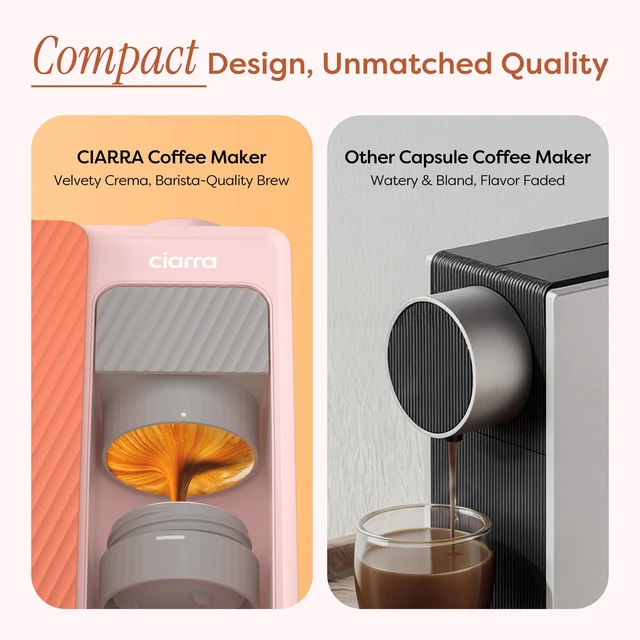 Alt view image 3 of 7 - Bloombox Compact Espresso Coffee Maker, 15 Bar Rich Flavor Brew Espresso Coffee Machine for Travel Camping RV Office Home, Easy to use, 6.1oz Stainless Steel Water Tank