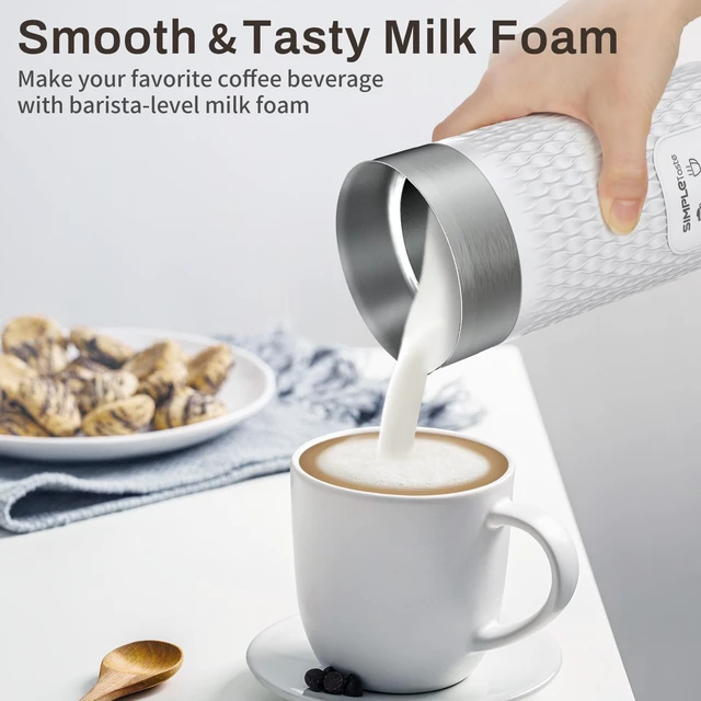 Alt view image 2 of 7 - Milk Frother, 4-in-1 Electric Automatic Milk Steamer | Warm and Cold Foam Maker and Milk Warmer for Latte, Cappuccino, Macchiato, Hot Chocolate