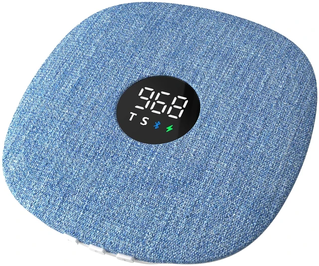 Main image of Under Pillow Speaker for Sleeping, Dual Bone Conduction Side Sleepers, Blue LED Display, Dual Music Audiobook Modes, 995-Min Adjustable Timer, Bluetooth/TF Card, 16 Hour Battery Life, Slim Soft Fabric