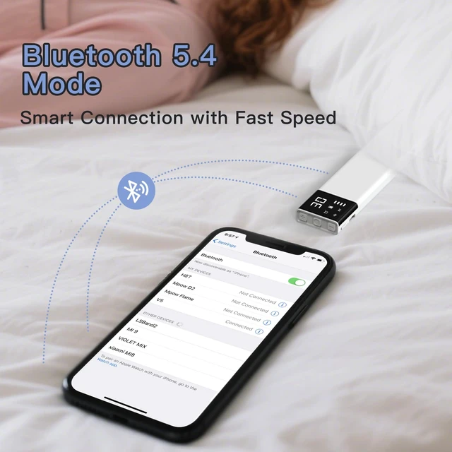 Alt view image 6 of 7 - Under-Pillow Speaker for Sleeping Bone Conduction Bluetooth Under Pillow Speaker & Bluetooth White Noise Sound Machine with 36 Soothing Sounds, Timer & TF Card Support for Side Sleepers & Deep Sleep