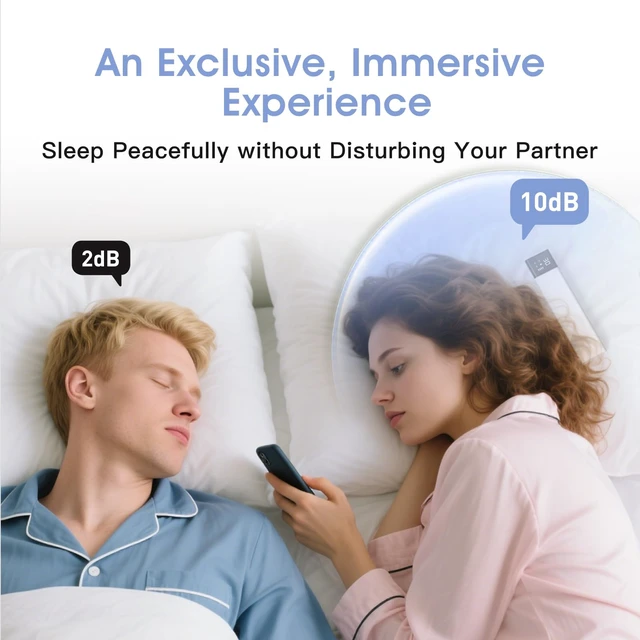 Alt view image 5 of 7 - Under-Pillow Speaker for Sleeping Bone Conduction Bluetooth Under Pillow Speaker & Bluetooth White Noise Sound Machine with 36 Soothing Sounds, Timer & TF Card Support for Side Sleepers & Deep Sleep