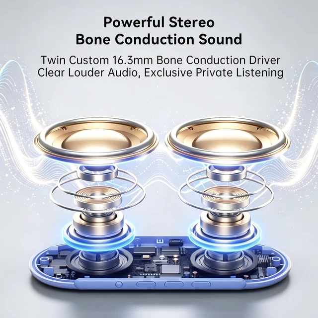 Alt view image 4 of 7 - NEW X60 Under Pillow Speaker for Sleeping,White Noise Machine | Dual Bone Conduction| Bluetooth 6.0 | TF Card for Offline Playback | Ultra-Slim Speaker for Side Sleepers | Auto Shut-Off