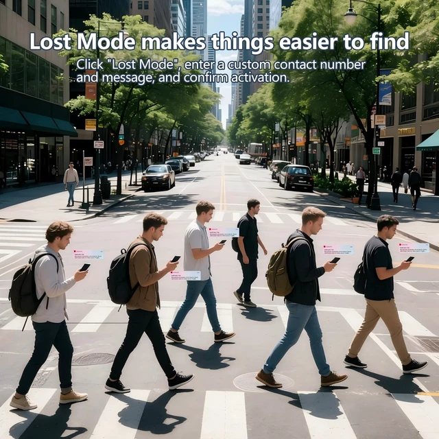 Alt view image 6 of 7 - Wallet Tracker Card for Apple Find My App(iOS only),0.07in Ultra Slim | MFi Certified Smart Tracker,IP68 Waterproof,Supports Wireless charging,for Wallets,Passports,Luggage and Pets