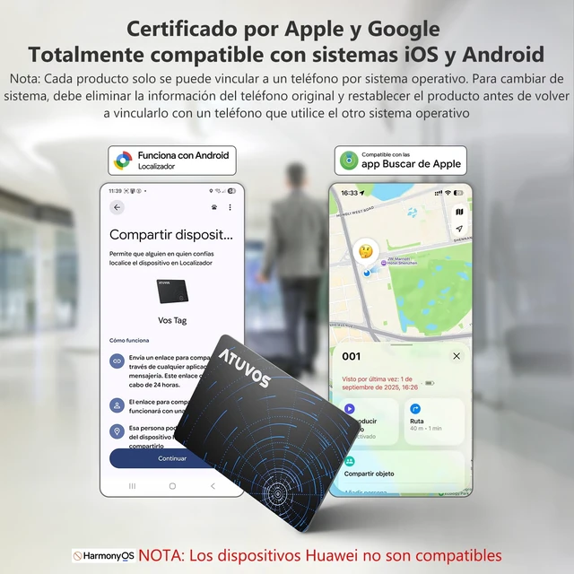 Alt view image 5 of 7 - Ultra-Thin Wallet Tracker Card for iOS & Android, Apple MFi Certified Rechargeable Air Tracker Tags Works with Apple Find My or Google Find Hub, IP68 Waterproof Tracker Item Finder for Wallets