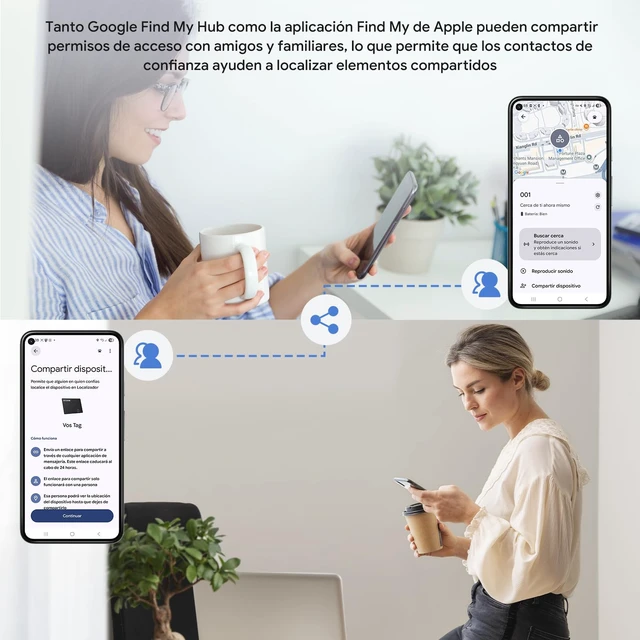 Alt view image 7 of 7 - Ultra-Thin Wallet Tracker Card for iOS & Android, Apple MFi Certified Rechargeable Air Tracker Tags Works with Apple Find My or Google Find Hub, IP68 Waterproof Tracker Item Finder for Wallets