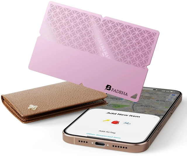Main image of 2026 Apple MFi Certified Wallet Tracker Smart Card for Find My | Ultra Thin Air Tracker Tag for Travel, 5 Years+ Staying Power, IP69 Waterproof, Key Finder & Item Locator for Bags, Passport