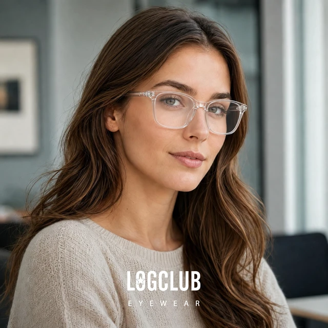 Alt view image 3 of 7 - Blue Light Glasses Men/Woman,Transparent+Black | Blue light blocking,Lightweight TR90 frames, Scratch-Resistant, Comfort Fit, Gaming/ TV/ Phones / Computers Use