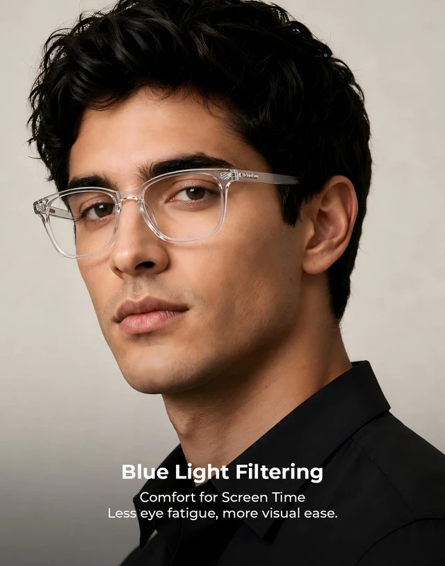 Alt view image 3 of 7 - Blue Light Blocking Glasses for Women Men Square Frame Nerd Eyeglasses Anti Blue Ray Computer Screen Glasses