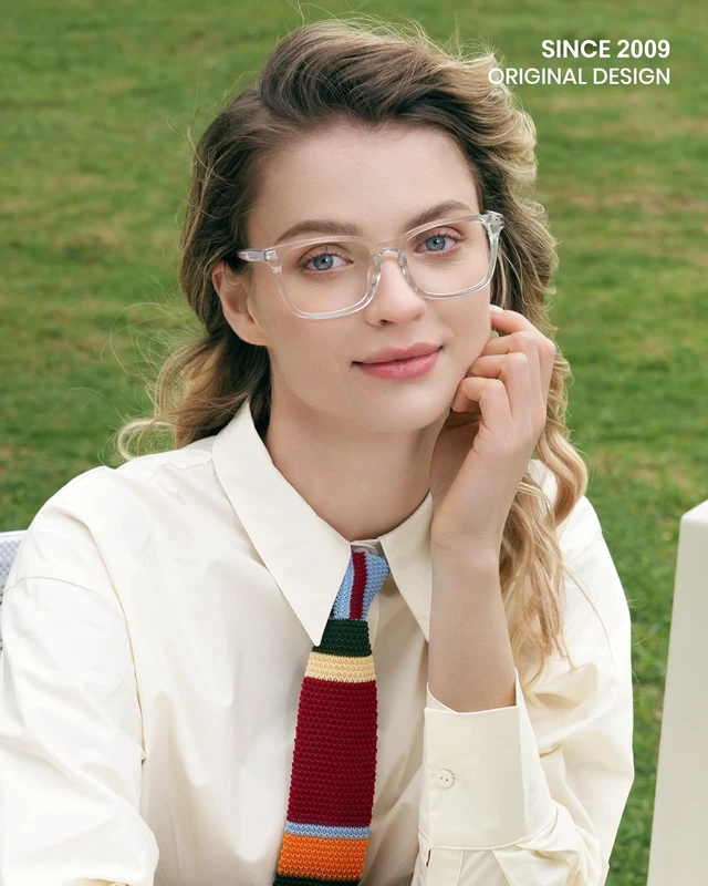 Alt view image 3 of 7 - Clear Blue Light Glasses for Women Men Reduce Eye Strain 8082T34