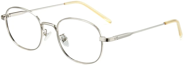 Main image of Oval Blue Light Blocking Glasses for Women Men,Metal Round Frame Computer Gaming Use Anti Eye Strain 8562