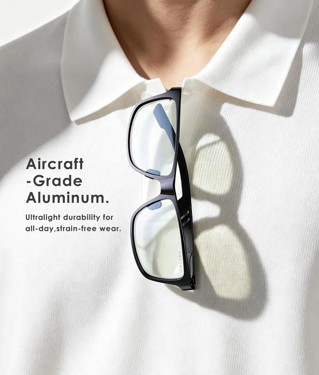 Alt view image 5 of 7 - Blue Light Blocking Glasses Men Computer Gaming Glasses Lightweight Al-Mg Metal Anti Eyestrain Eye Protection Black Clear 0x