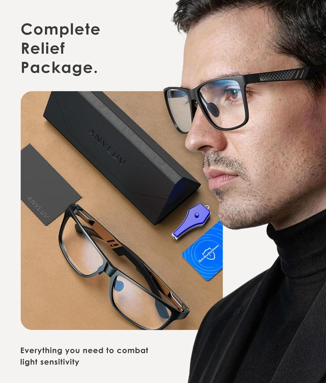 Alt view image 7 of 7 - Blue Light Blocking Glasses Men Computer Gaming Glasses Lightweight Al-Mg Metal Anti Eyestrain Eye Protection Black Clear 0x