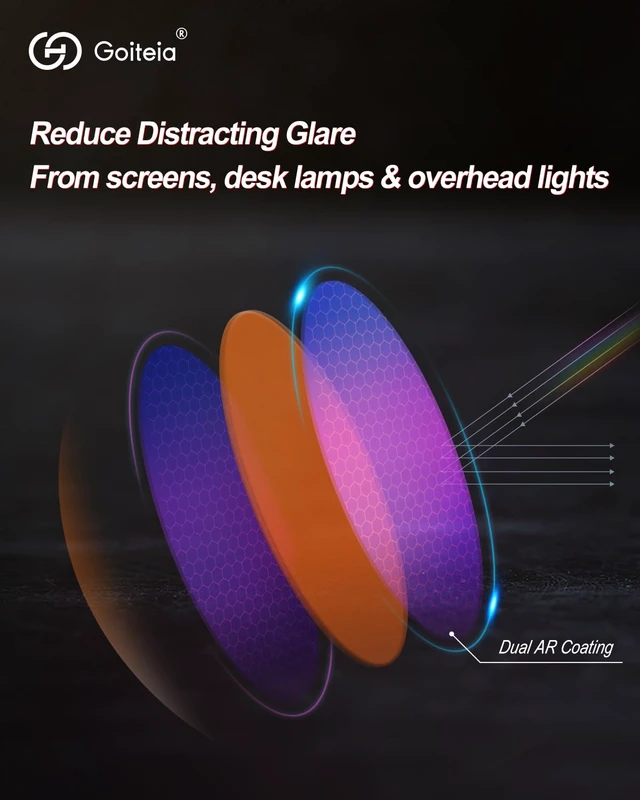 Alt view image 5 of 7 - 100% Orange Blue Light Blocking Glasses, Retro 70s Style | Amber Tint Gaming Glasses for Better Sleep/Eyes Strain/Light Sensitive-Ultra Light & Spring Hinges for Better Comfort