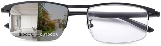 Main image of Photochromic Blue Light Blocking Glasses UV400 Anti Eyestrain Computer Gaming Blue Light Screen Blocker Glasses Clear Lens Anti Glare Eye Protection Eyewear for Men Women