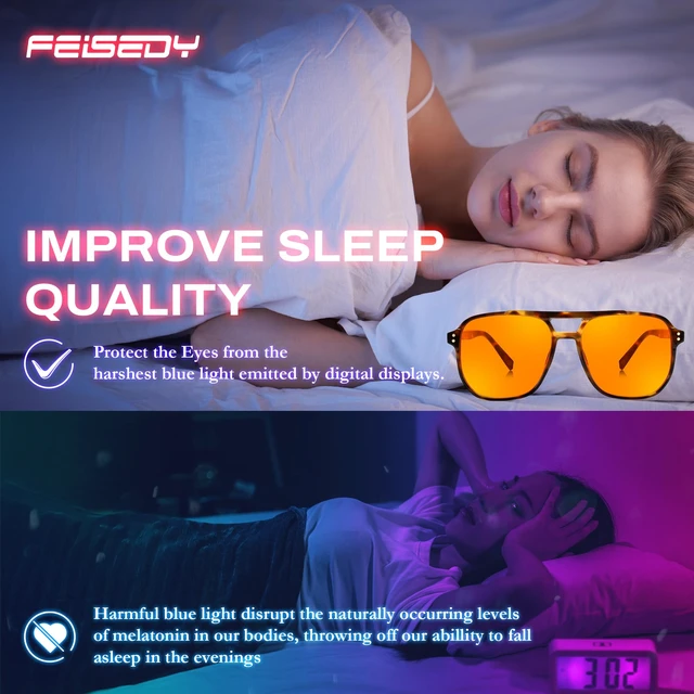 Alt view image 4 of 7 - Amber Blue Light Glasses for Computer Gaming Anti Eyestrain Sleep Glasses G2835 Tortoise