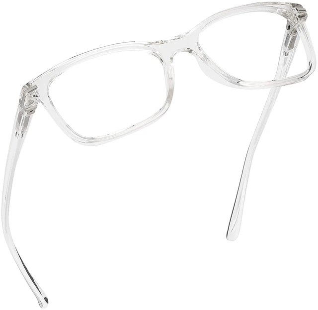 Main image of Blue Light Blocking Glasses Thin Reflective Lens, Anti-Glare Computer Eyeglasses, UV Protection, Eye Strain Relief (Clear, 1.75 Magnification)