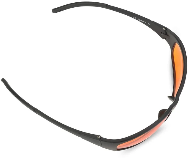 Alt view image 4 of 7 - Blue Light Blocking Amber Glasses for Sleep 99.9 Percent Effective - Nighttime Eye Wear - Special Orange Tinted Glasses Help You Sleep and Relax Your Eyes