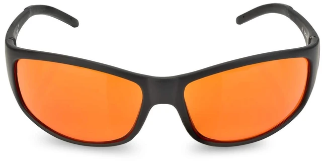Alt view image 5 of 7 - Blue Light Blocking Amber Glasses for Sleep 99.9 Percent Effective - Nighttime Eye Wear - Special Orange Tinted Glasses Help You Sleep and Relax Your Eyes