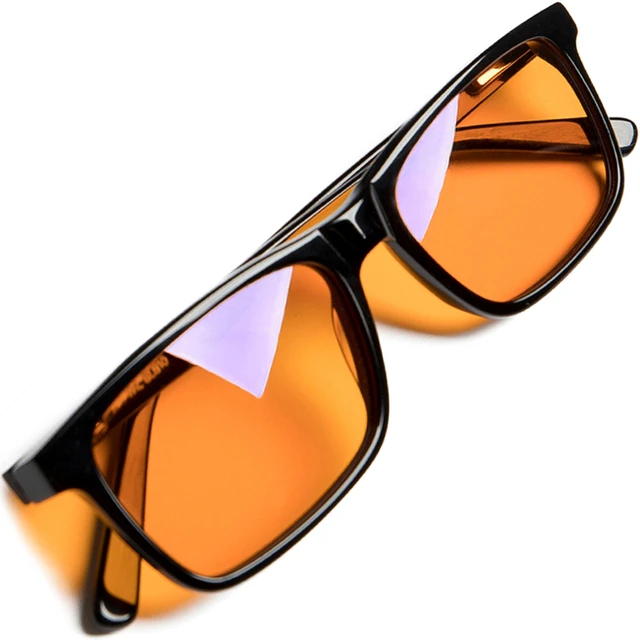 Main image of Orange Blue Light Blocking Glasses for Better Sleep - 99.5% Premium Acetate Computer Migraine Glasses for Women & Men - Amber Gaming Glasses - TV Blue Light Blockers Gamer Glasses for Eye Strain