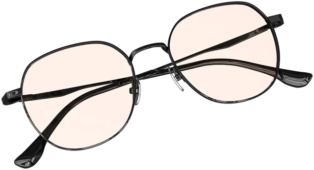 Main image of Rose Migraine Glasses, Lightweight Retro Titanium Round Frame | FL- Flex Light Sensitivity Relief Glasses for Fluorescent LED Glare, Photophobia, Eye Strain, for Women & Men