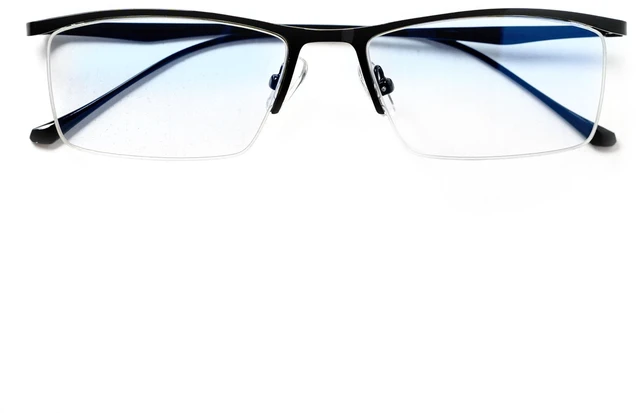 Main image of Blue Light Blocking Computer Reading Glasses Men Anti UV Filter Eye Strain Migraine Headache Gaming TV Protection (Titanium Black, 1.0, x)