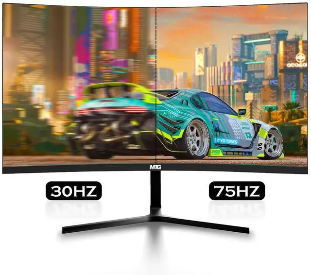 Alt view image 4 of 7 - TechMagnet Cheetah 6 All-in-One PC, i5-6 8GB RAM, 120GB SSD, Win 11, 24 Inch Curved Monitor, Wireless Ergonomic KBM, USB WiFi BT, Desktop Computers for Home, Office & Study