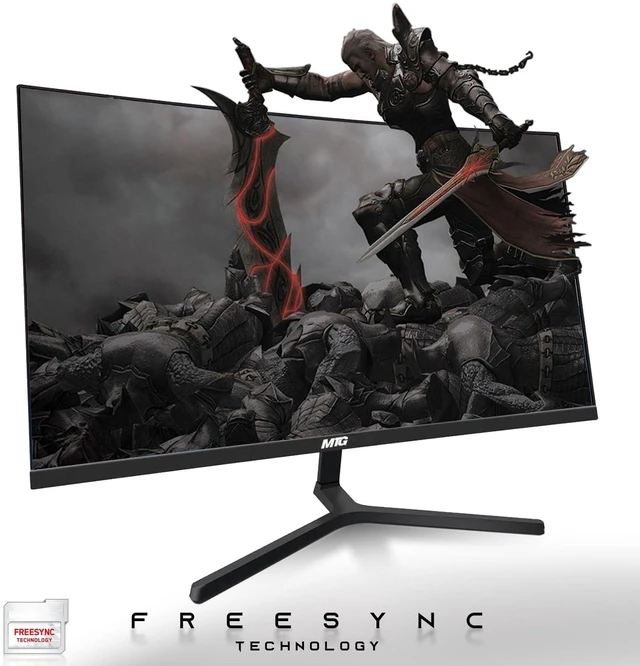 Alt view image 7 of 7 - TechMagnet Cheetah 6 All-in-One PC, i5-8, 16GB RAM, 1TB SSD, Win 11, 24 Inch Curved Monitor, Wireless Ergonomic KBM, USB WiFi BT, Desktop Computers for Home, Office & Study